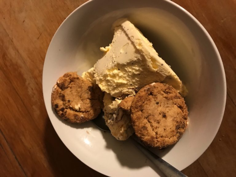 Midnight Snack - Icecream with Cookies