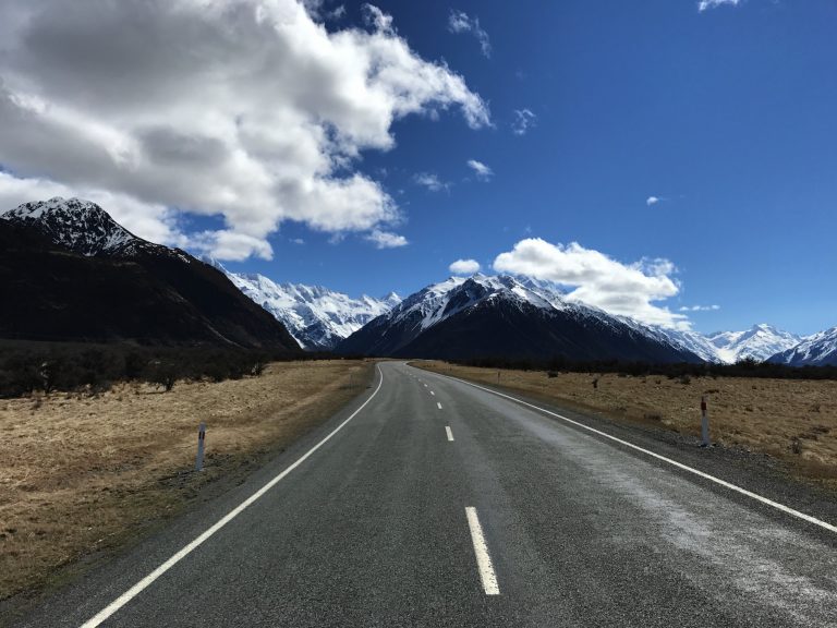 Road to Mt. Cook