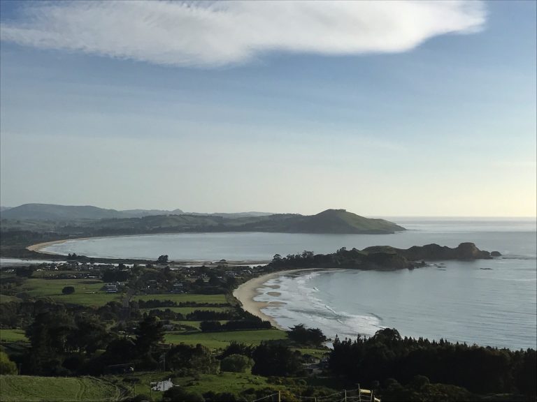 Beautiful bay on the west coast of New Zealand