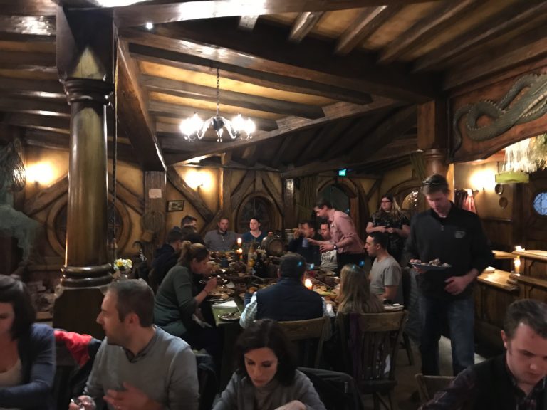Dinner in Hobbiton