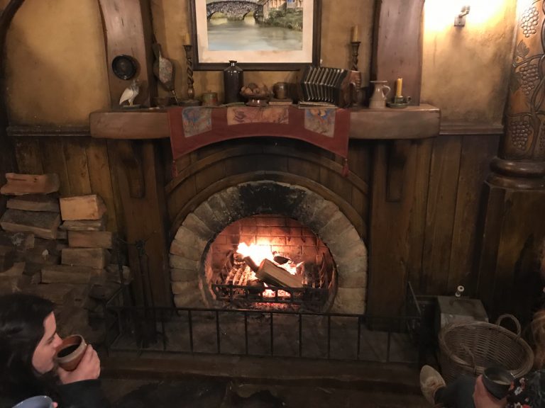 Fireplace inside the Green Dragon