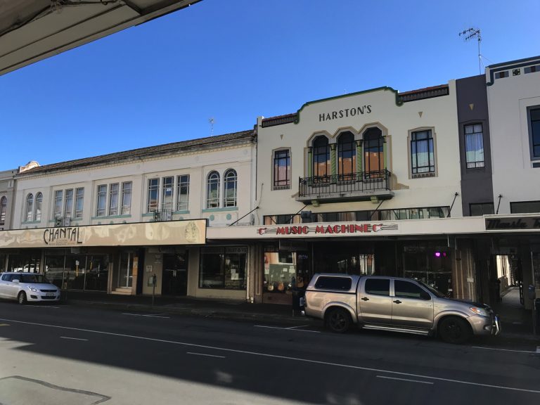 Retro buildings in Napier