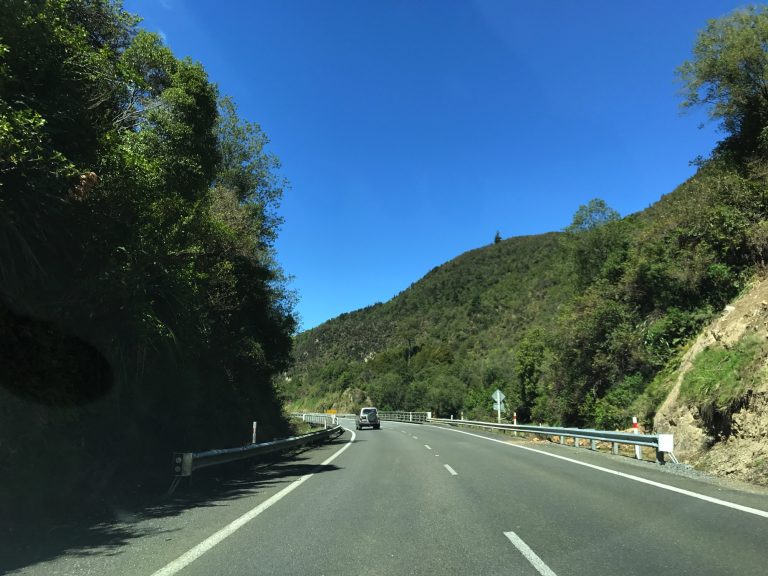 The road to Napier